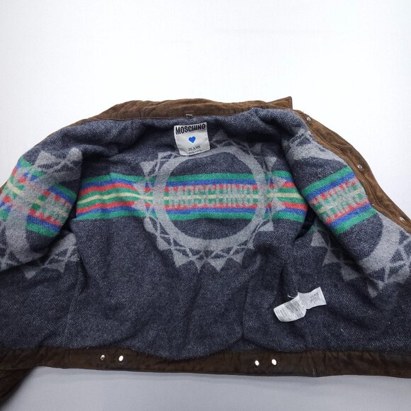 Moschino Vintage Southwestern Fringe Velvet Jacket - Picture 2 of 13